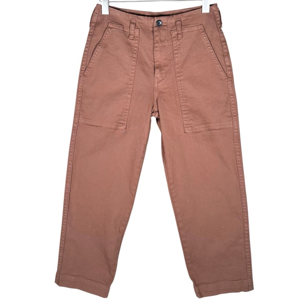 Everlane Brown Straight-Leg Utility Pants - Picture 6 of 15